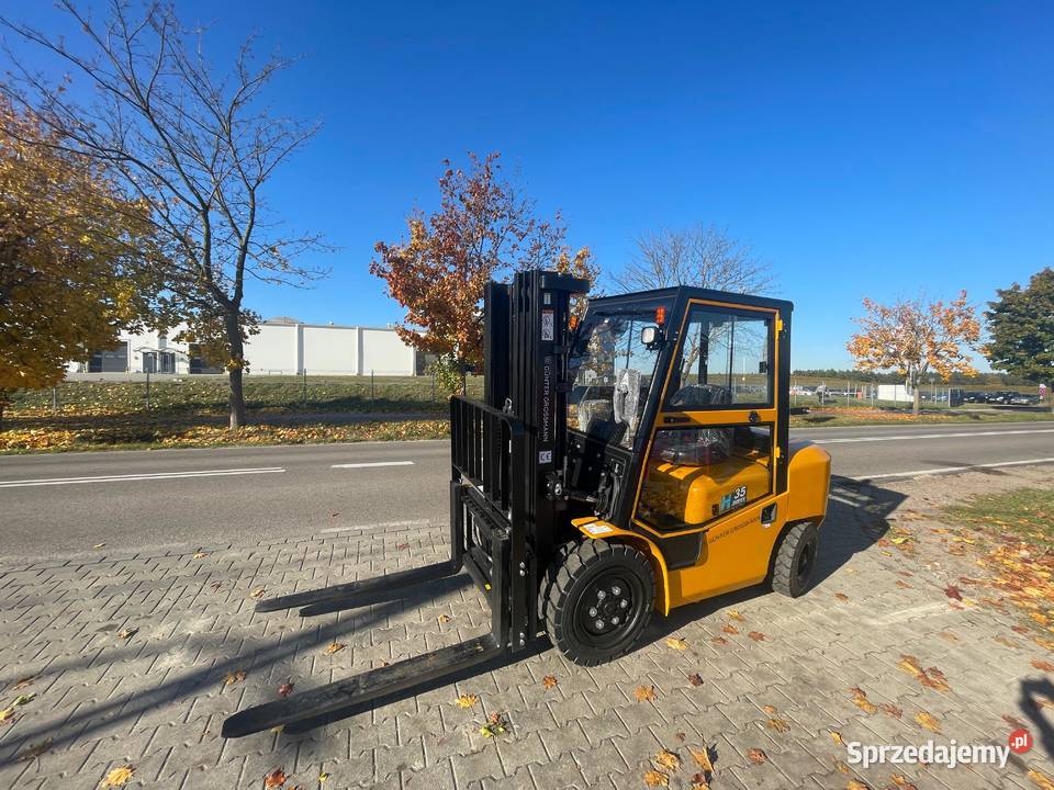 Nowy wózek widłowy 35T kabina 45m Gunter śląskie Katowice