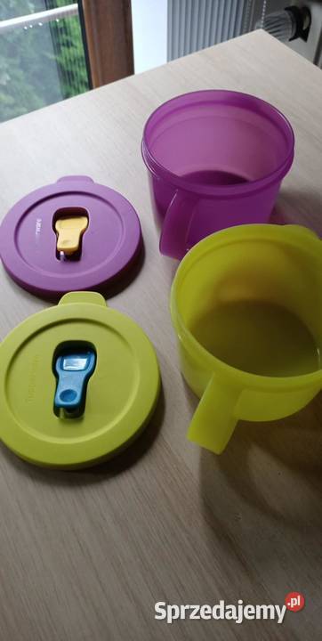 2 Tupperware Cristallo kubek pojemnik do wielokolorowy Kraków sprzedam