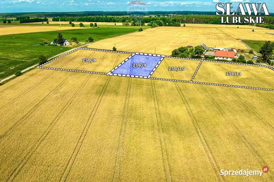 Działka inwestycyjnaprzemysłowa pow 2115 m Sława