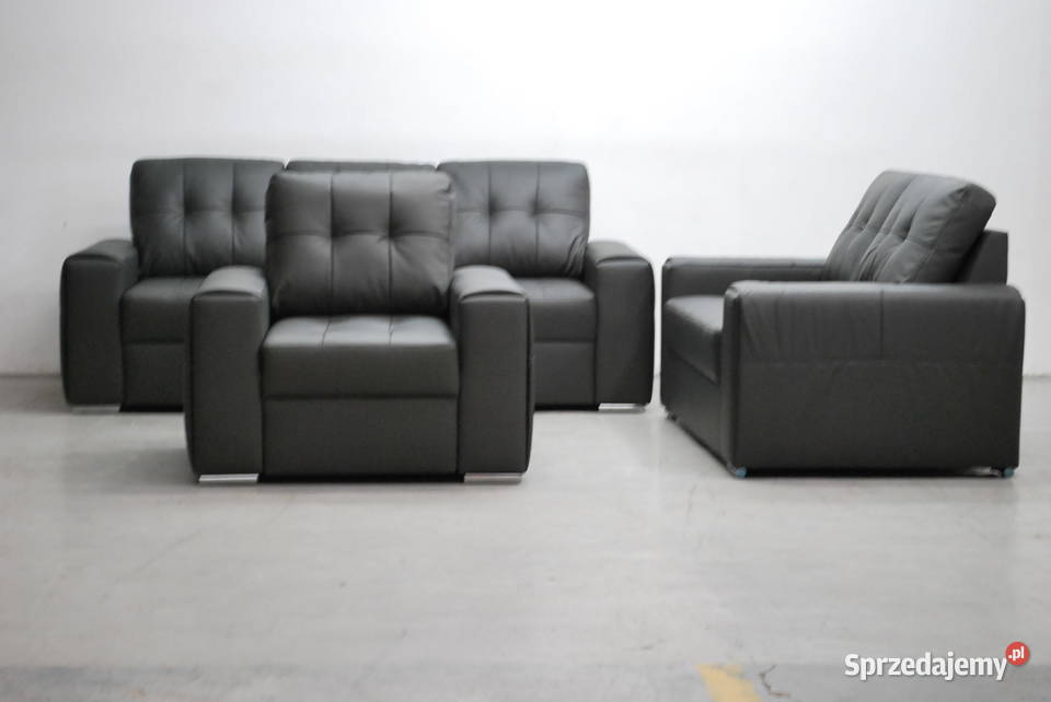 RIY KOMPLET 321 sofy kanapy zestaw SKÓRA 9117 Komplety wypoczynkowe sprzedam