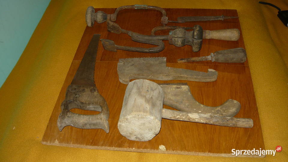 Narzędzia stolarskie stare ręczne piła podlaskie Sokółka