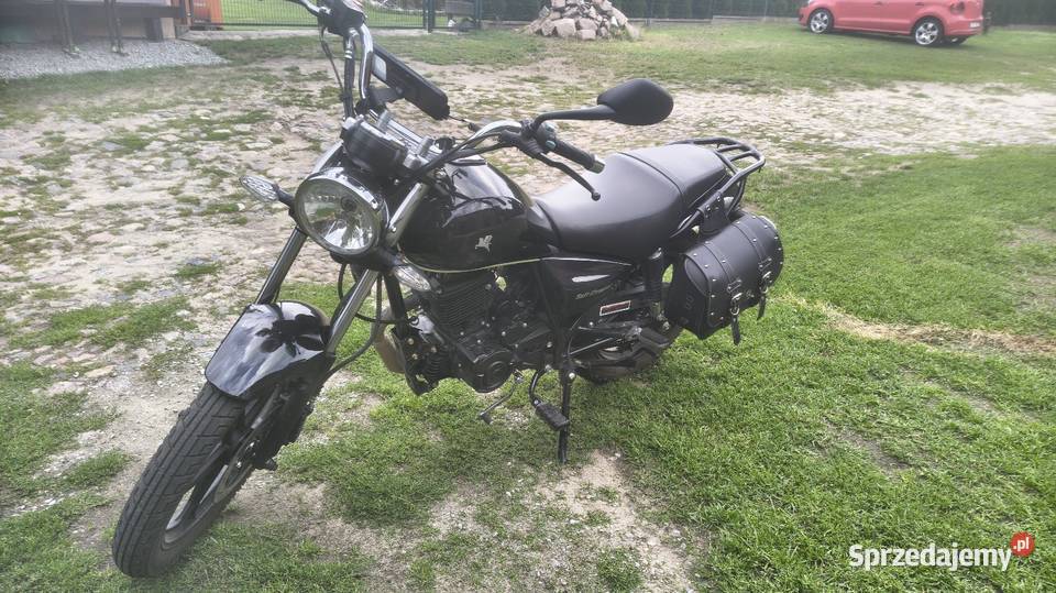 Sprzedam Motor Romet soft chopper 125cc czterosuwowy Motocykle, skutery, quady pomorskie Starogard Gdański