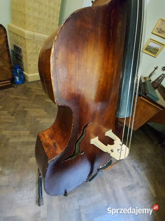 Kontrabas44Corolus Hellmer1776r Sygnowany z Jędrzejów
