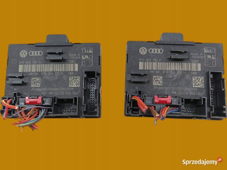 MODUŁ KPL 2 SZTUK 8T0959793F 8T0959792H Audi A5 Rok produkcji 2012