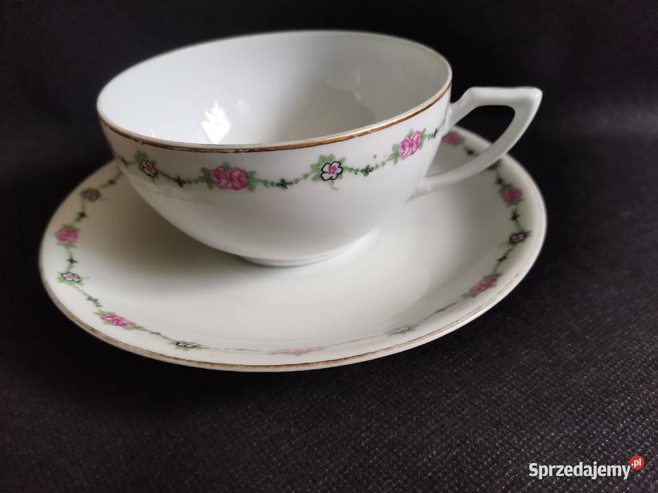 Stara przedwojenna filiżanka porcelana Giesche Katowice sprzedam