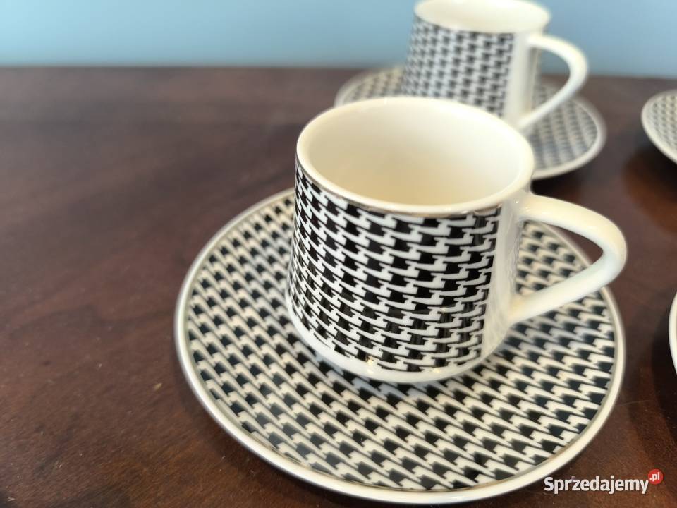 Piękny unikalny zestaw do kawy espresso 5 części Łódź