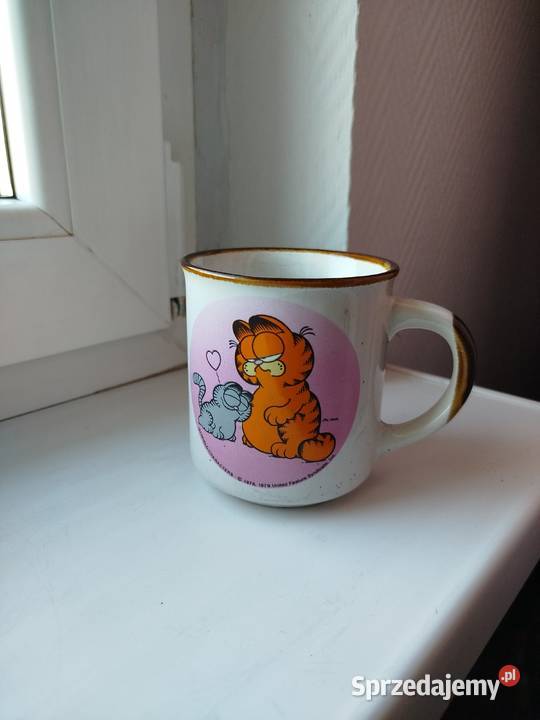 Vintage zestaw Garfield kubek ceramiczny i opolskie