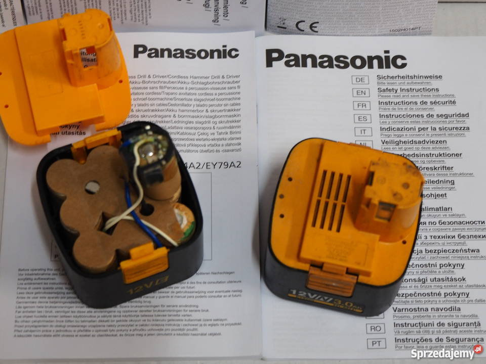 Naprawa bateria Panasonic 12v 3ah 2ah akumulator mazowieckie Warszawa