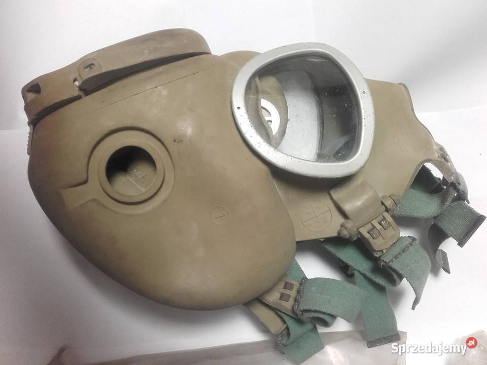 maska przeciw gazowa wojsko polskie PRL świnka śląskie Będzin