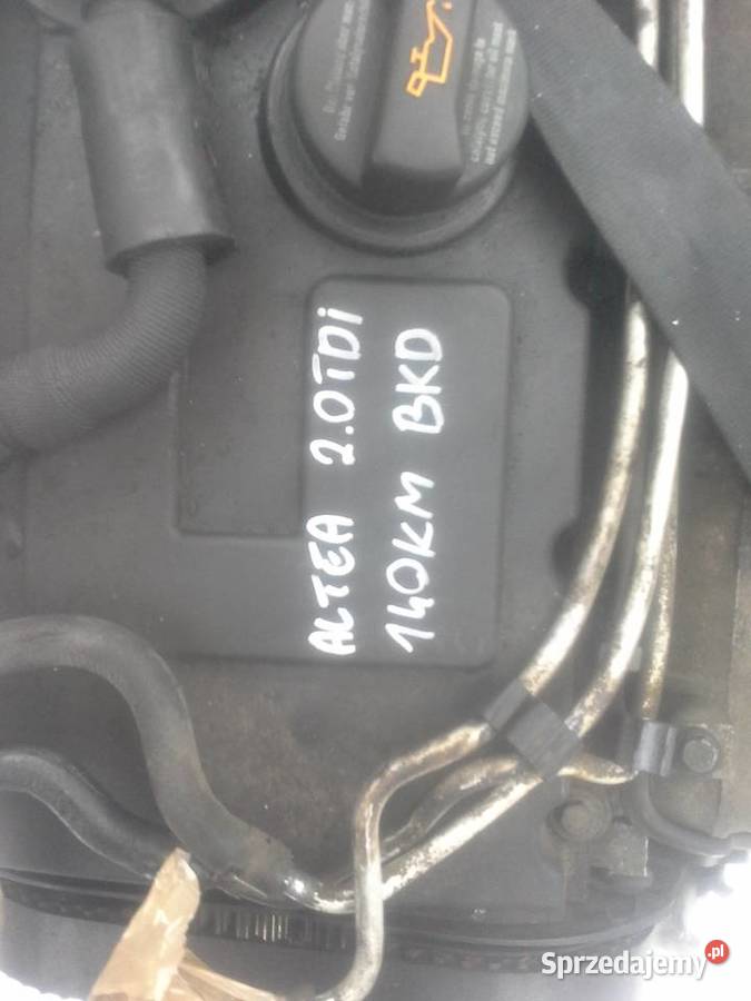 Seat Altea 20 TDi 140 silnik kompletny kod BKD Silniki i osprzęt Jastrzębie-Zdrój