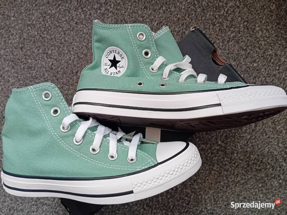 Nowe trampki wysokie damskie Converse Hi Herby pomorskie Malbork