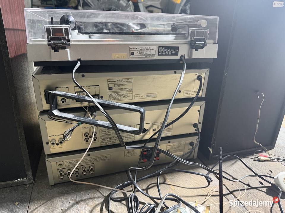 Gramofon stereo składanka TOSHIBA stan super Gramofony Miłoszyce