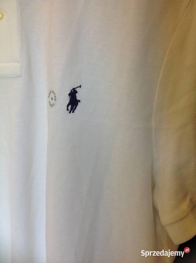 Koszulka POLO RALPH LAUREN ML Biała NOWA Odzież codzienna Nowa Sól