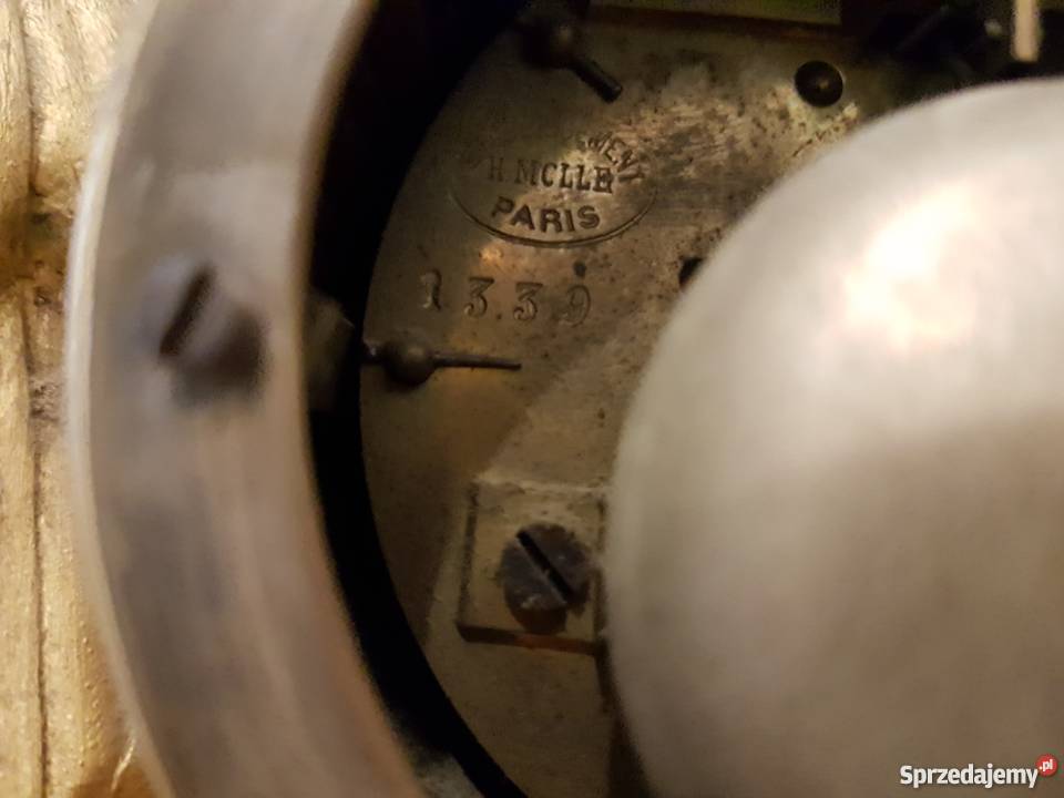 Zegary kominkowe Francja Okazja Słupia