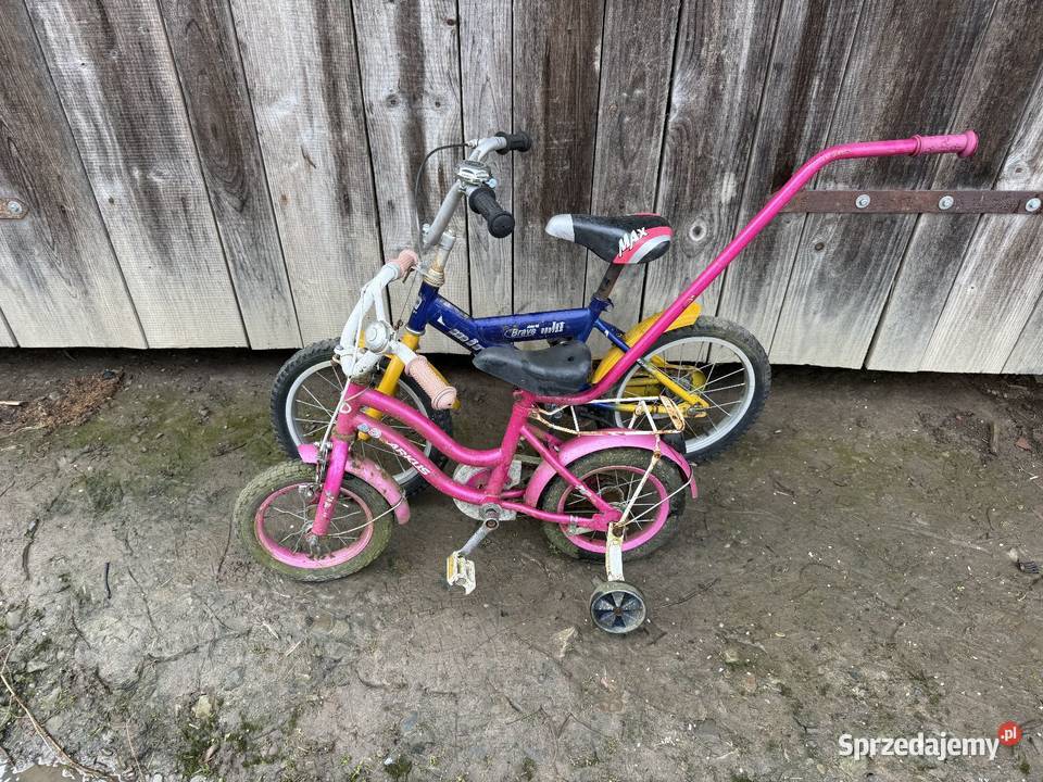 Rower dziecięce 2 sztuki Nienadowa