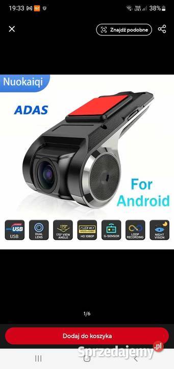 Nowa kamera samochodowa FullHD ostatnia sztuka Sport i Wypoczynek podkarpackie Krosno