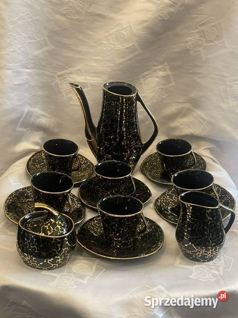 Porcelanowy serwis do kawy Iza Chodzież PRL małopolskie Kraków