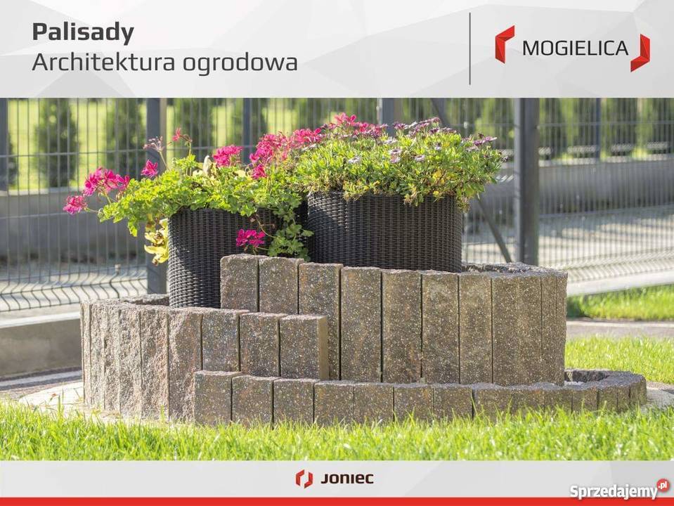 Palisada betonowa łupana Joniec STONE Mogielica Gorzyce