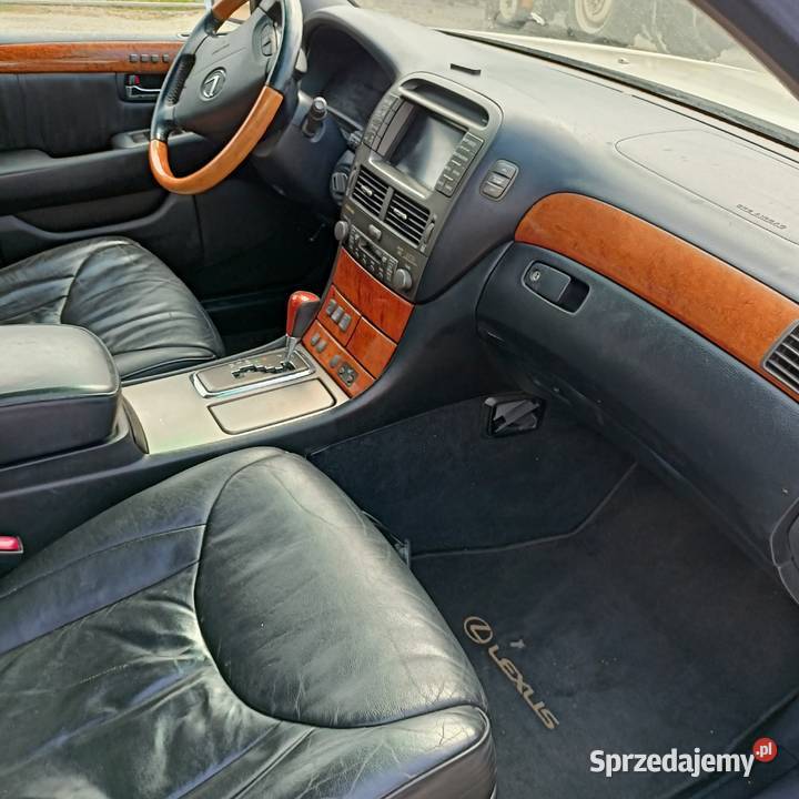 Lexus Ls 430 kanapa fotele LR20 czarne Części samochodowe Biała Podlaska