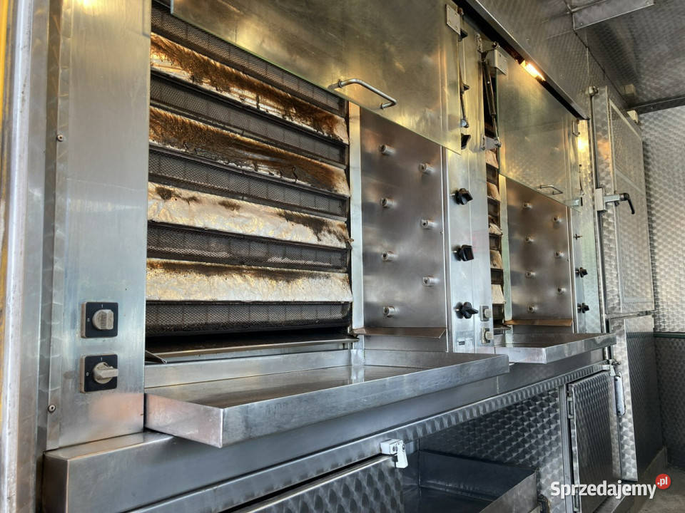 Mercedes Sprinter Autosklep Grill kurczak elektryczne szyby