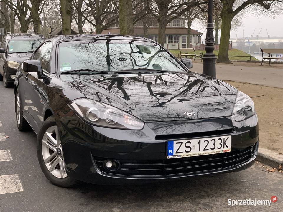 Hyundai Coupe 2007 20 z małym przebiegiem 71000 1999cm3 zachodniopomorskie Szczecin