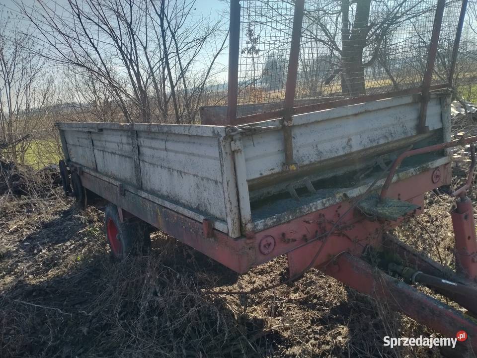 Przyczepa rozrzutnik pług kosiarka lej nieuszkodzony łódzkie Łowicz