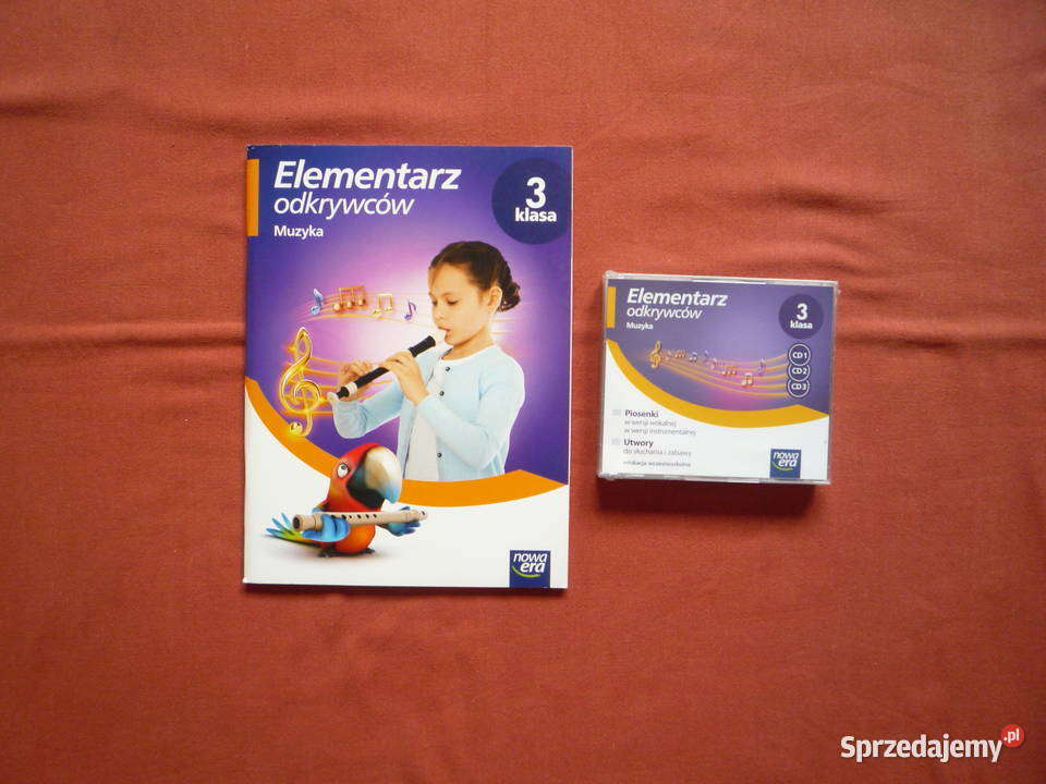 Muzyka Klasa 3 Podręcznik 3 Płyty CD Nowa Era Szczecin