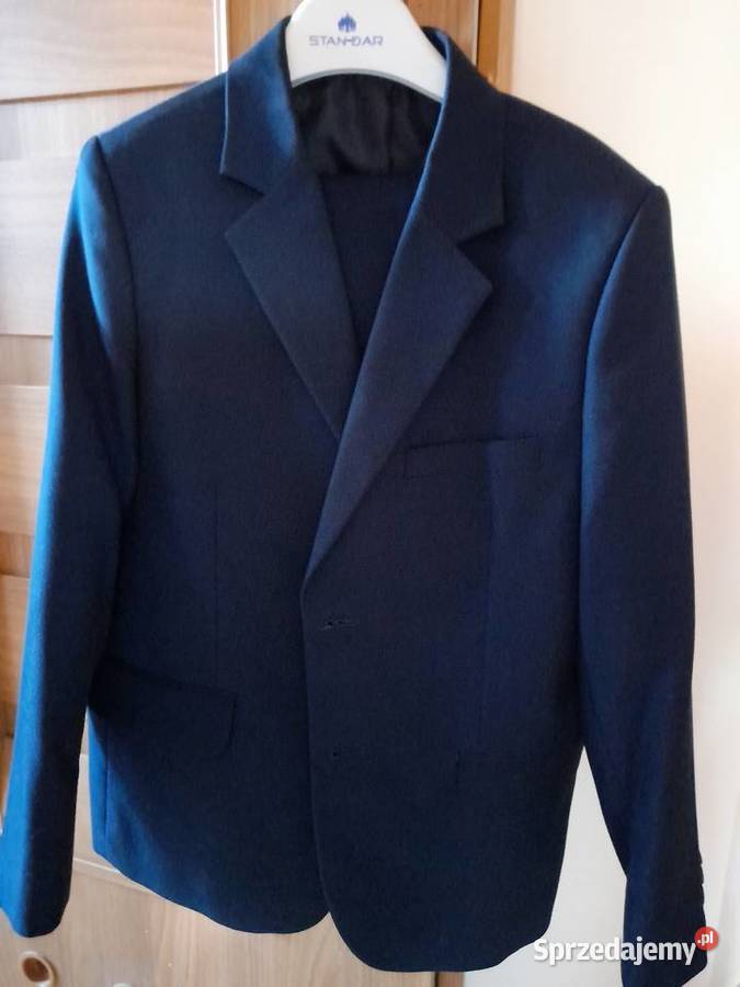 Garnitur niebieski Ubrania wizytowe i koszule Warszawa sprzedam