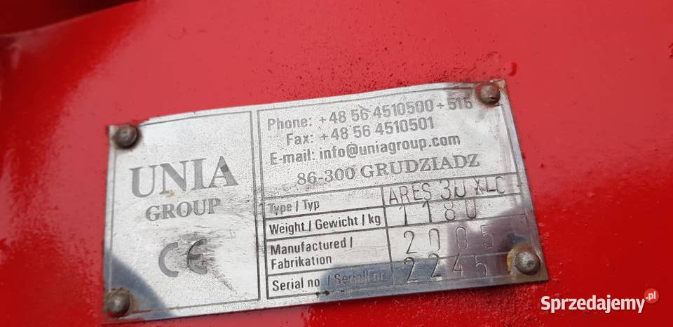 Agregat uprawowosiewny ARES UNIA Crosskill Agregaty Koneck sprzedam
