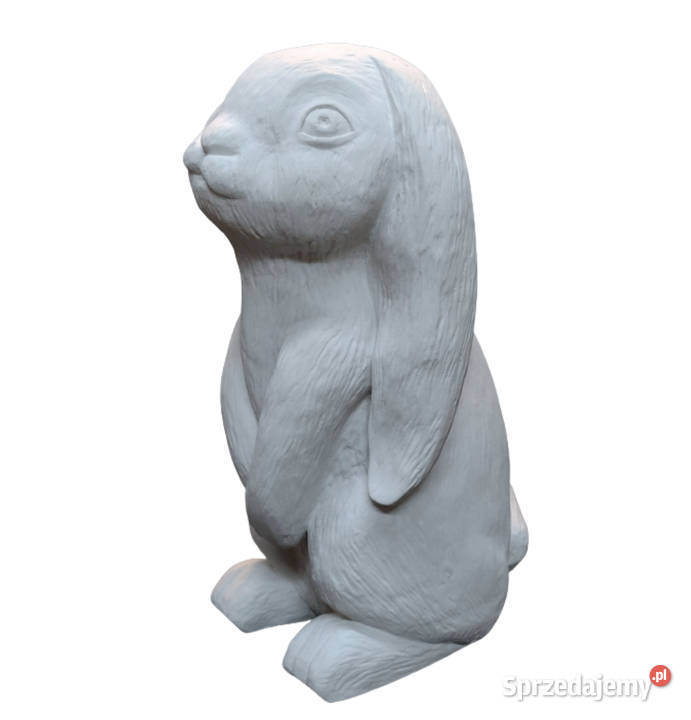 Duży Zając WIELKANOCNY wys29 figura rzeźba kolor Radom