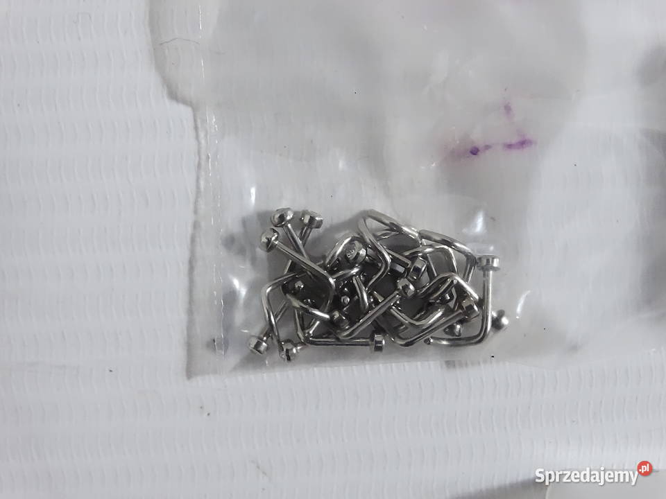 MEGA ZESTAW Piercing 60 kolczyków do nosa Biłgoraj