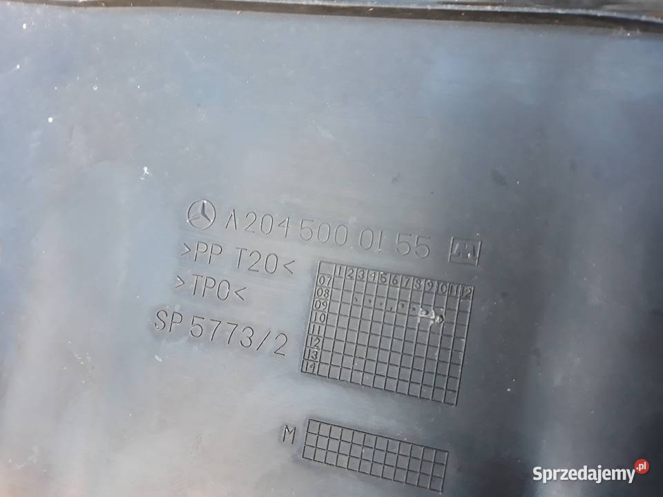 MERCEDES W204 OSŁONA GÓRNA PASA PRZEDNIEGO PRZÓD
