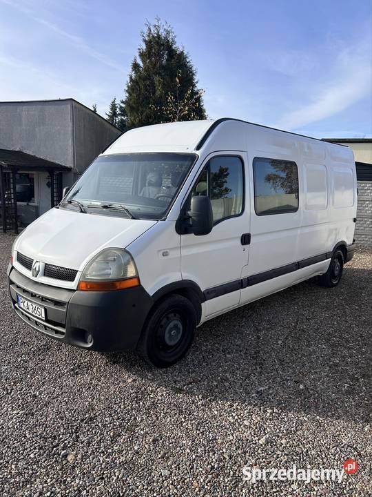 Renault Master 6osobowy brygadowy 2004r 25 DCI 1200kg Renault Gniezno