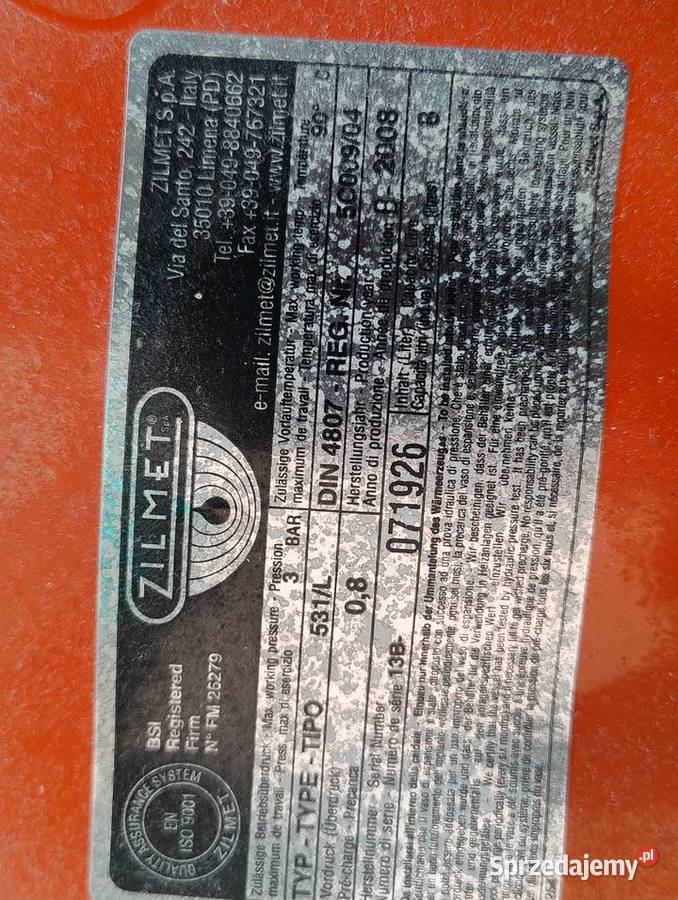 Piec gazowy dwufunkcyjny Brotje sprzedam