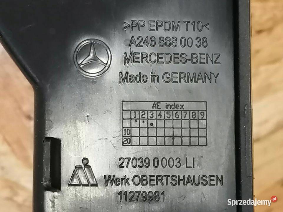 MERCEDES W246 KIEROWNICA POWIETRZA LEWA wielkopolskie