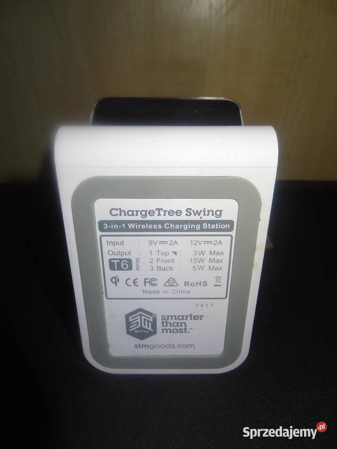 Ładowarka indukcyjna STM Chargetree 3w1 Qi Apple sprzedam