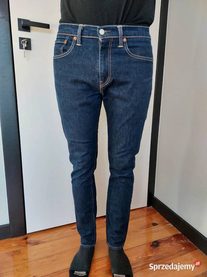 jeansy Levis 512 W31 L32 nowe męskie granatowe wielkopolskie