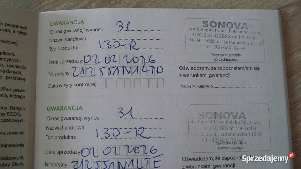 Aparat słuchowy Phonak Audeo I30R nowy Sprzęt medyczny łódzkie