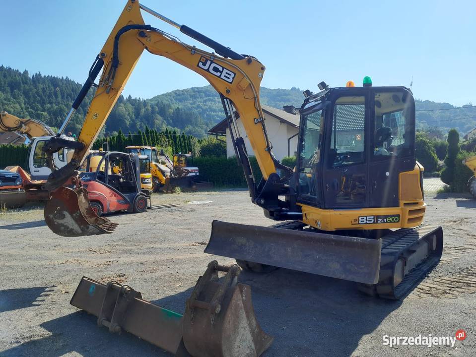 Koparka gąsienicowa JCB 85Z1 2019r szybkozłacze Koparki Maków Podhalański