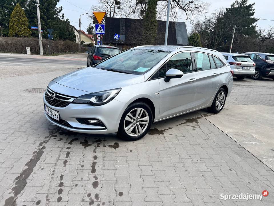 Opel Astra K 14 150 mały przebieg automat bogata srebrny Astra łódzkie Łódź