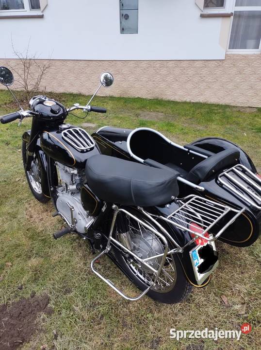 Junak M10 z wózkiem bocznym 1965 Kompletnie 350cm3 Radomsko