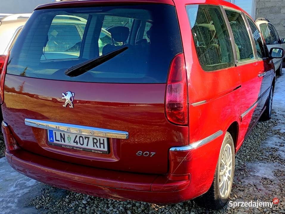 PEUGEOT 807 20 Hdi 120 7 Osób Piekny centralny zamek małopolskie Bochnia
