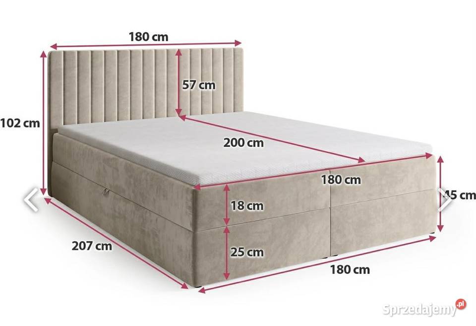 Łóżko kontynentalne