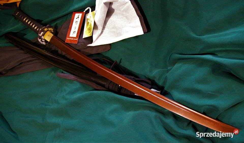 Full Tang Blade samuraj Katana Damast stal Militaria Sokółka
