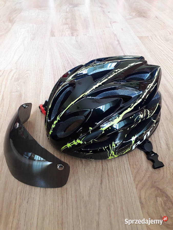 Kask rowerowy z szybką damski męski nowy Kaski i odzież Sokółka