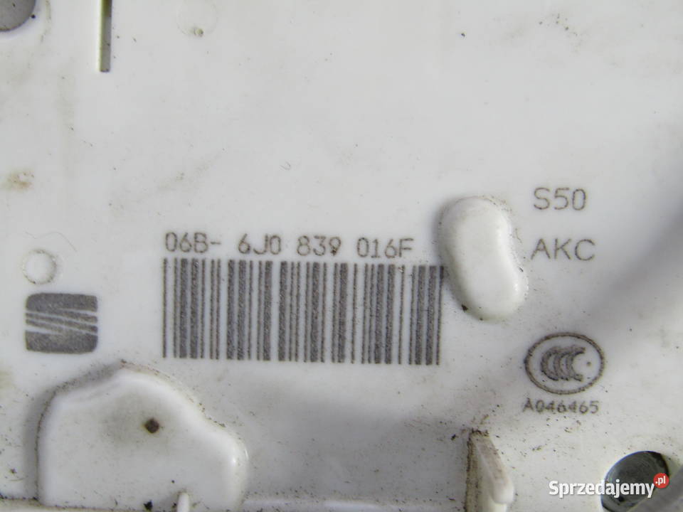ZAMEK DRZWI TYLNY PRAWY SEAT IBIZA 6J0839016F Mysłaków