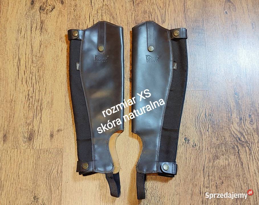 Czapsy oficerkowe z gumami Equi Comfort XS skóra małopolskie Jasień