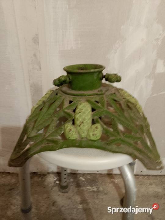 Stojak pod choinkę masywny z patyną Szczecin