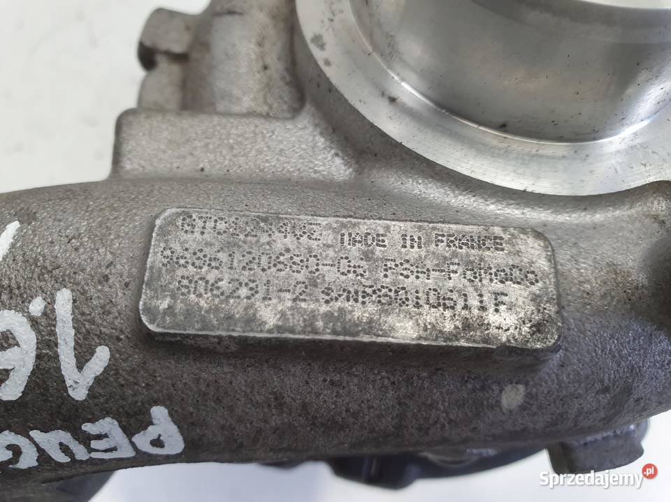 TURBOSPRĘŻARKA Peugeot 308 16 HDI turbo Rudka