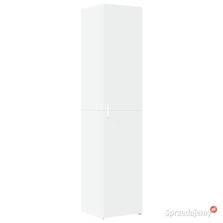 Wąska szafka biała 40x425x225 materiał